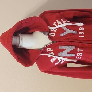 Aeropostale Women's Red Jacket with hood